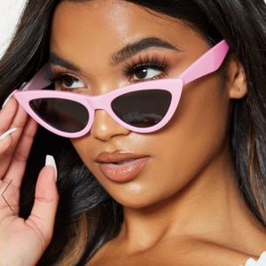 Pretty Little Thing Bedazzeled Cat Eye Sunglasses